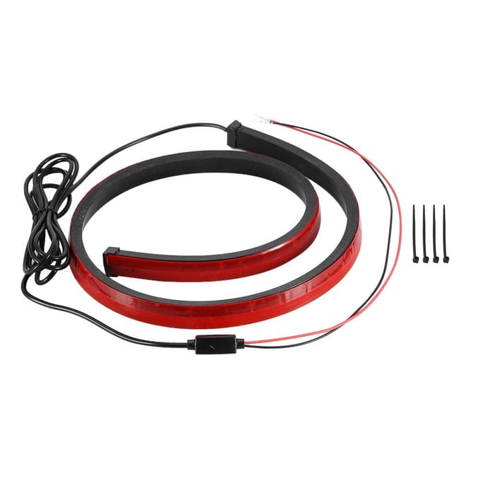 Lampe LED d'avertissement de clignotant de bande de feux d'arrêt de frein de Position élevée arrière de voiture (Mode Unique) black