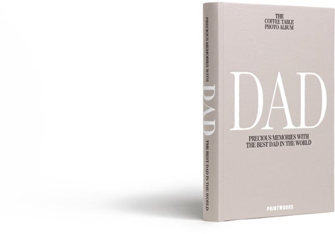 Printworks Fotoboek - Dad - Grijs