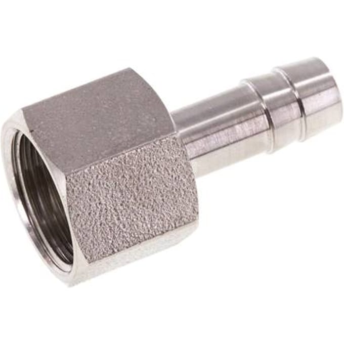 G 3/8'' x 8mm RVS Slangpilaar 40 Bar