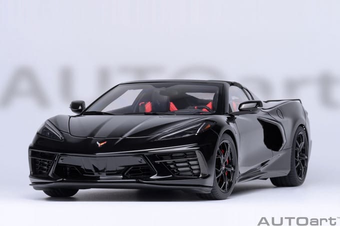 AUTOart 1/18 Chevrolet Corvette C8 Stingray Z51, Black