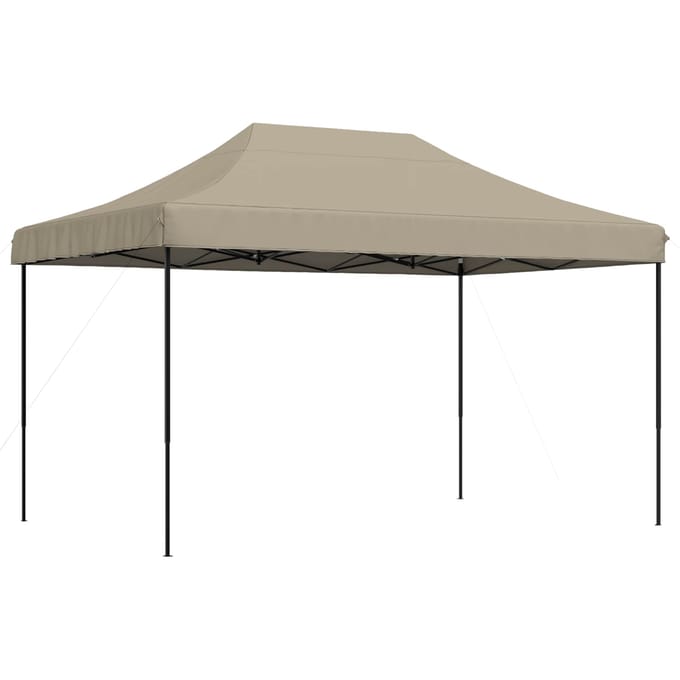 vidaXL - Partytent - inklapbaar - pop-up - 440x292x315 - cm - taupe
