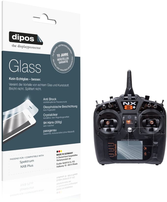 dipos – 2x Pantserfolie geschikt voor Spektrum NX8 Plus | 9H Screenprotector