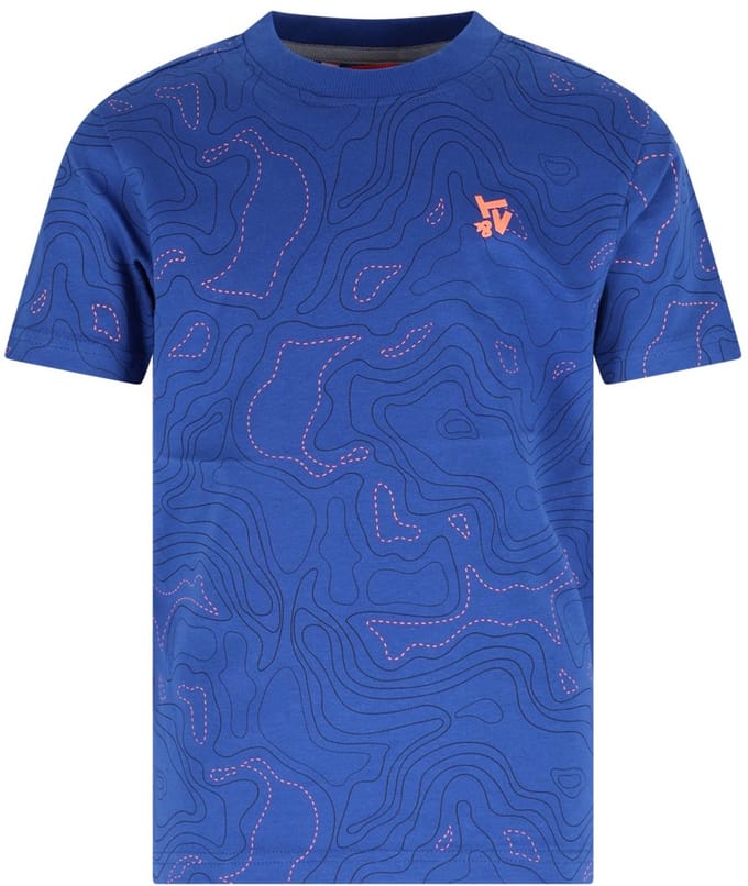 TYGO & vito jongens T-shirt blauw X603-6436 maat 122/128