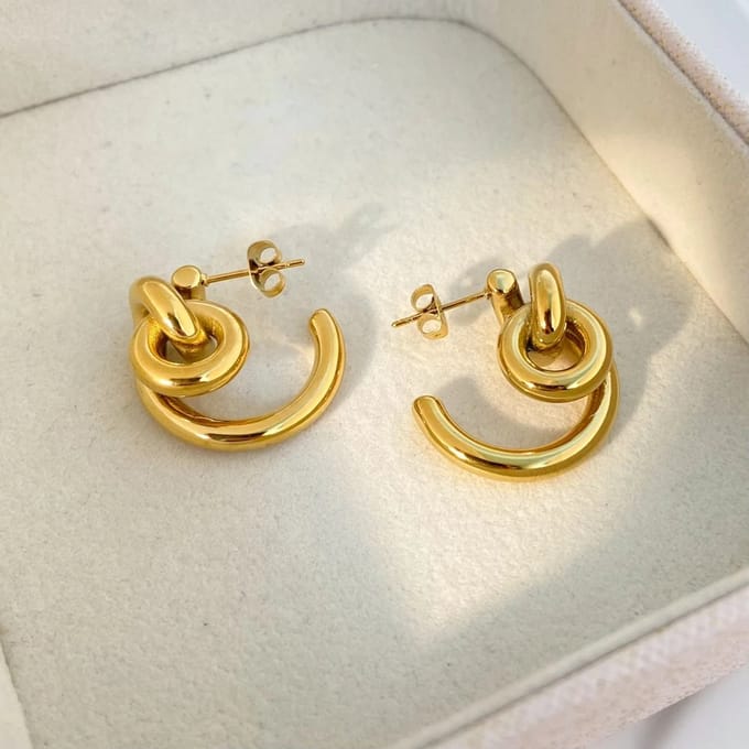 Mini Hoops in Zilver & Goud – Tijdloos Duo | Twinolo