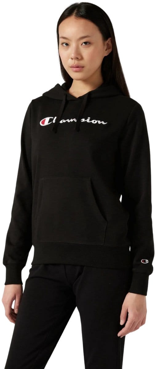 Champion Sweater Dames Hooded Sweatshirt Zwart - Maat 2XL