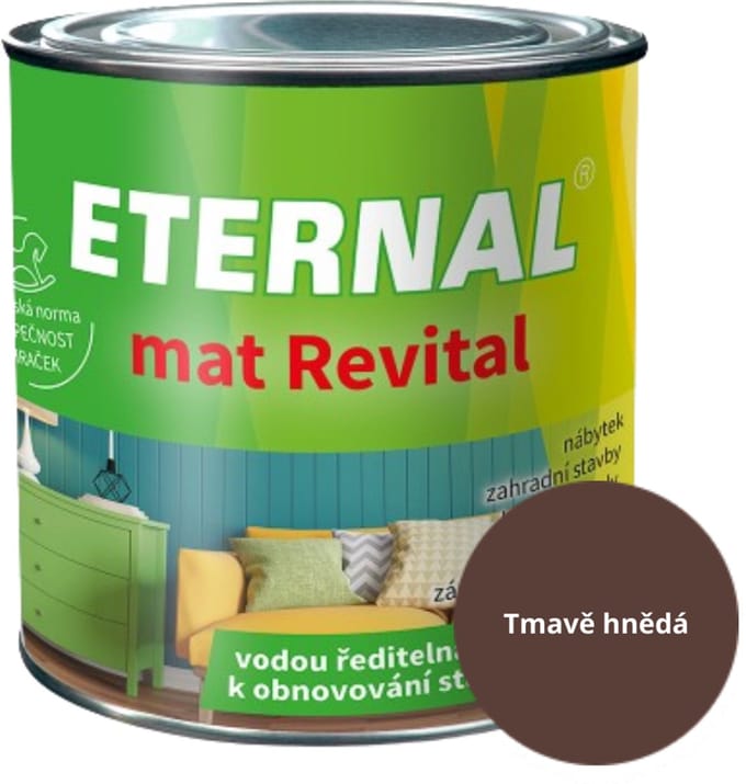 Eternal MAT Revital 0,35 kg, Donkerbruin (RAL8017)