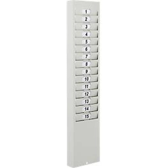 Kaartenhouder voor 15 week-/maandkaarten