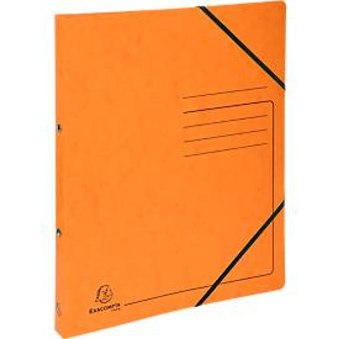 Exacompta ringband, DIN A4, 2-rings mechanisme, rugdikte 20 mm, oranje