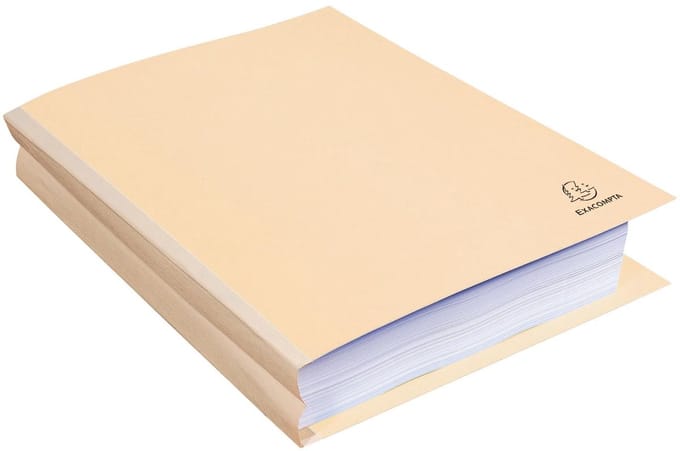 Exacompta FOREVER® 320 g/m2 - Pak van 25 dossiermappen met linnen rug - A4 - Gems - 770002E