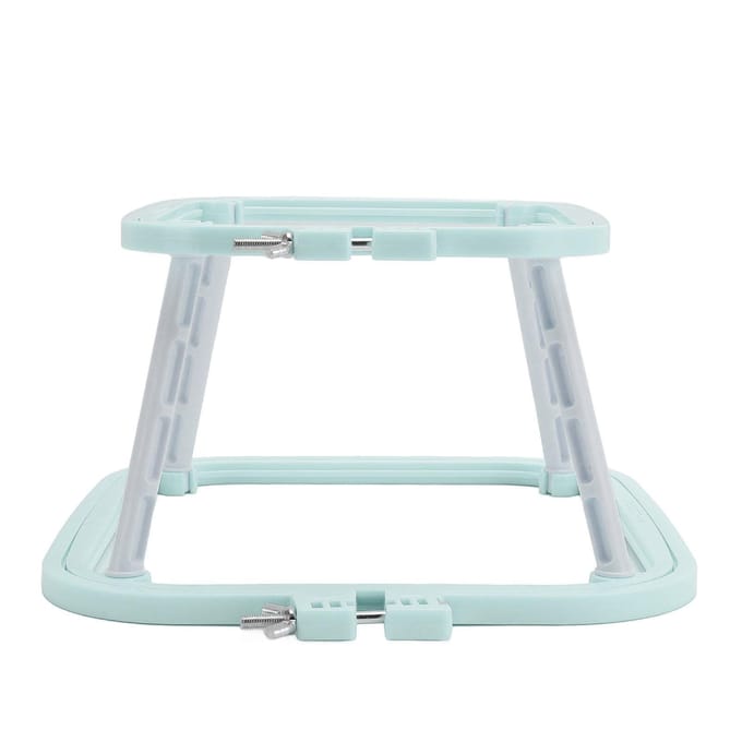 Dubbellaagse Borduurring Tafelblad Handwerk Frame Houder met Naald voor Knutselprojecten Nordic lichtpaarse kleur