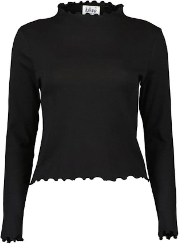 Blue Seven dames - Trui 203513 zwart dun shirt maat 38