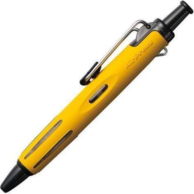 Tombow AirPress - Balpen - Geel - Drukvulling - Schrijfcomfort