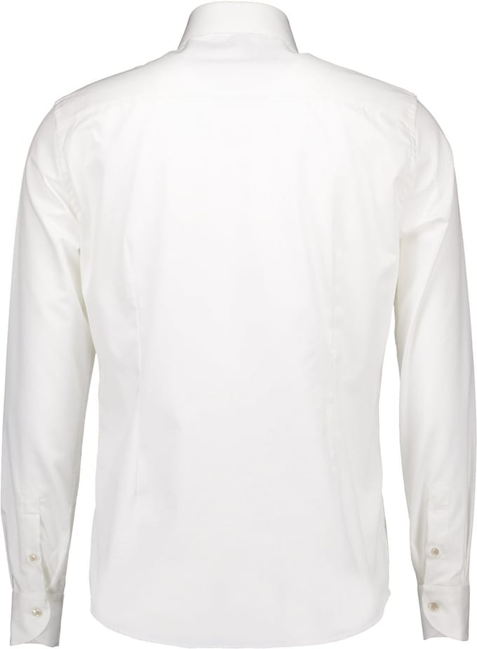 John Miller - Overhemd Creme John Miller Lange Mouw Overhemd Creme 5141360-920-620-920