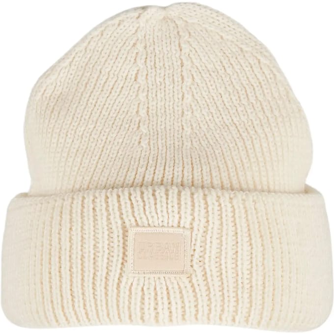 Urban Classics - Knitted Wool Beanie Muts - Creme