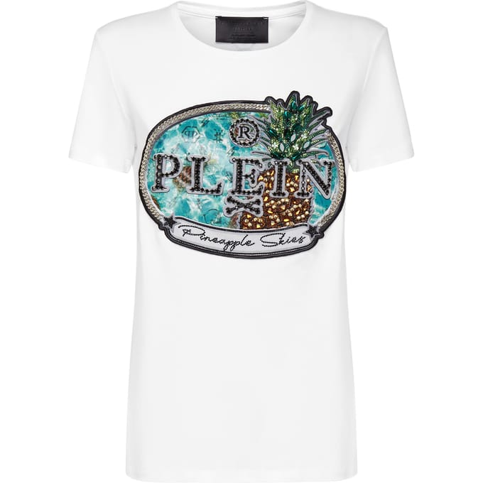 T-Shirt Ronde Hals Pineapple Skies