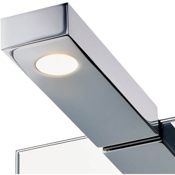 Decor Walther Wand- en spiegellamp Flat 2 LED, chroom