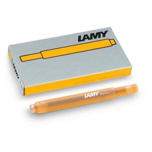 Lamy vulling voor de vulpen, t10, kleur mango à 5 stuks