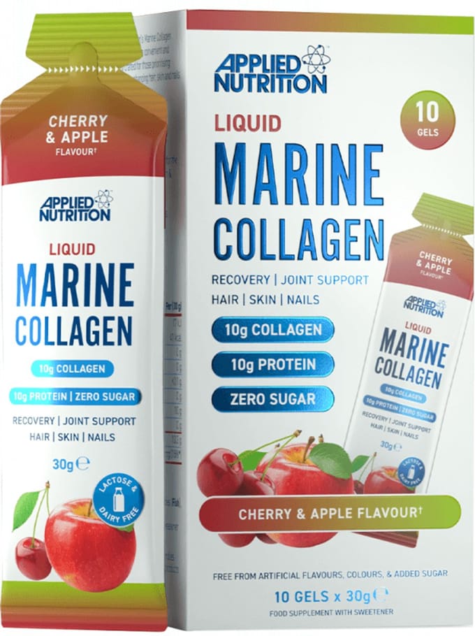 Applied Nutrition Liquid Marine Collagen (10x30g) Cherry Apple - Eiwitten - Collageen