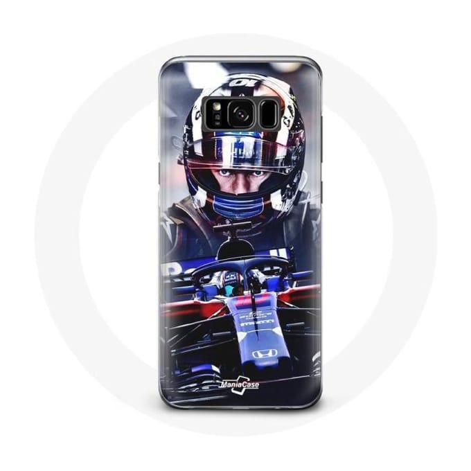 Coque Maniacase pour pour Samsung Galaxy S8 Formule 1 Pierre Gasly pilote grand prix F1 zwart