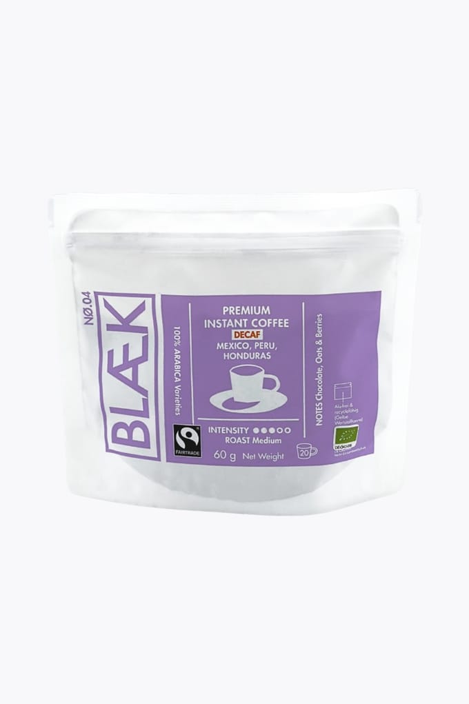 Blaek BLÆK Organic Instant Coffee No. 4 Decaf Bio 60g