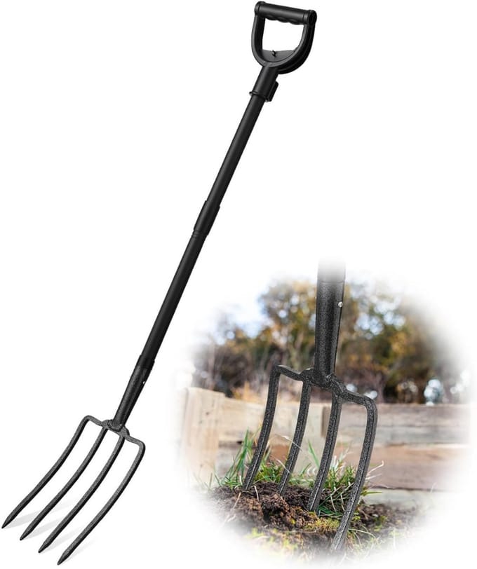 CLVP® Woelvork met Verkruimelaar - Spitvork - Grelinette