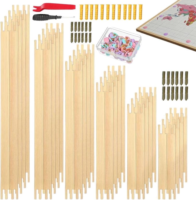 Spanlat Set - Houten Spanraam - Kunst Projecten Maken - Gladde Randen - Diverse Maten - Niet Gespecificeerd