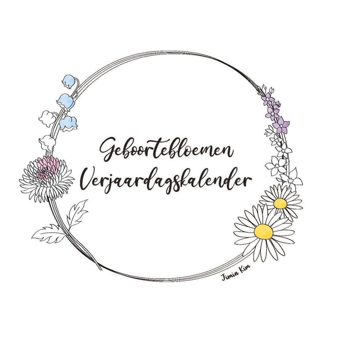 Geboortebloemen Verjaardagskalender
