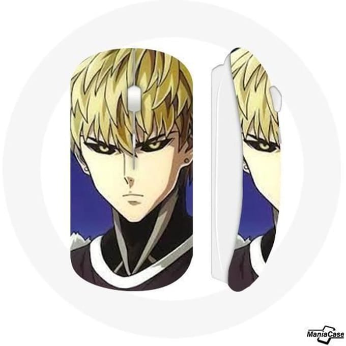 Souris sans fil - Wanpanman - One Punch Man - Blanc - USB WiFi - Compatible Mac et PC