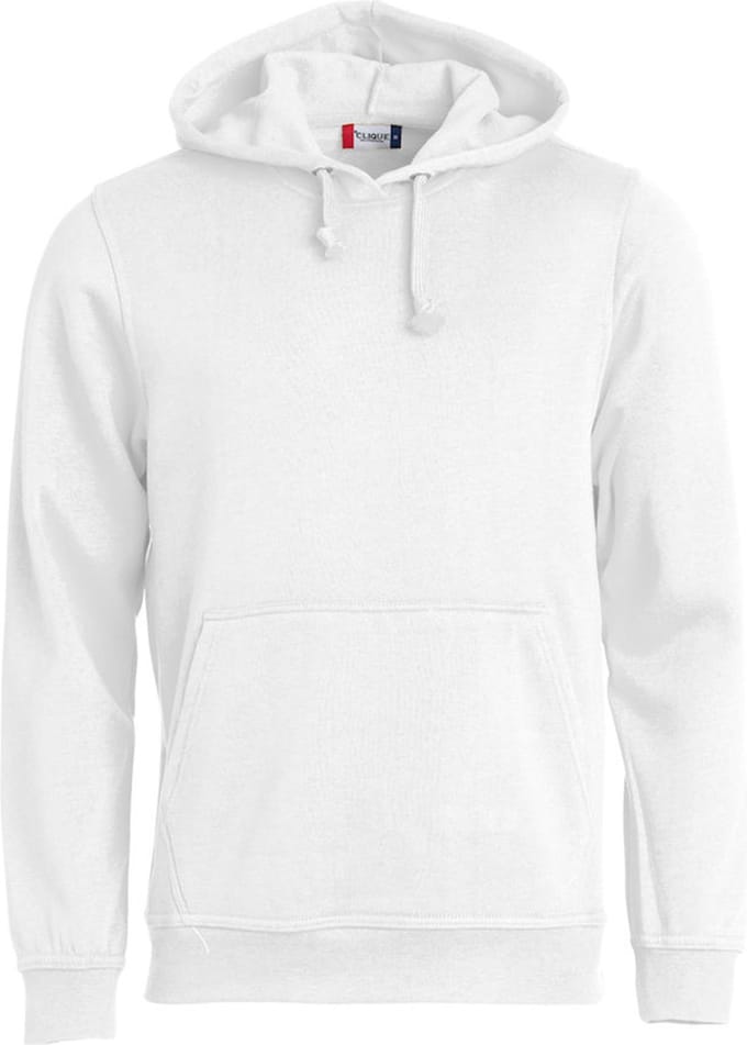 Clique Basic Hoody 021031 - Wit - 4XL