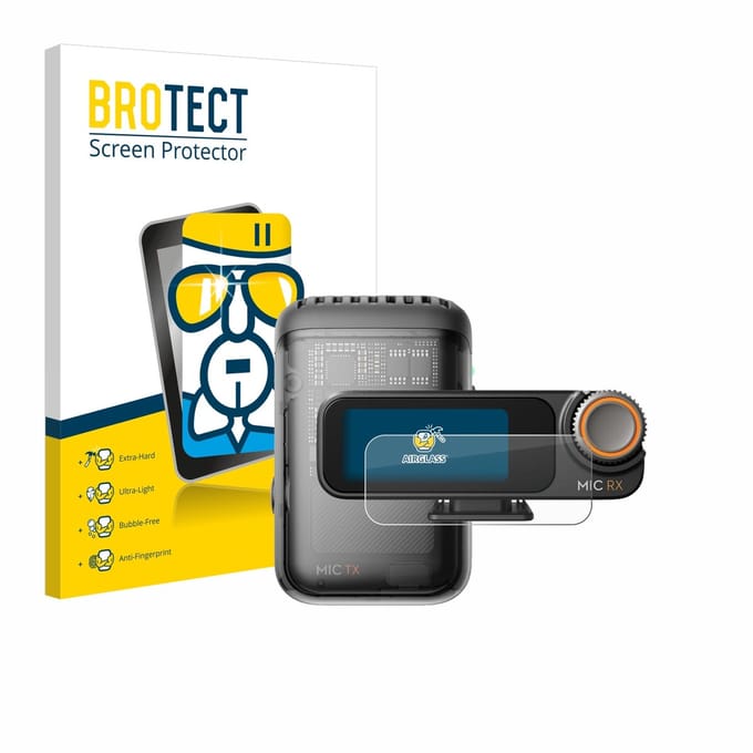 Screenprotector voor DJI Mic 2 (Receiver) Beschermglas transparant