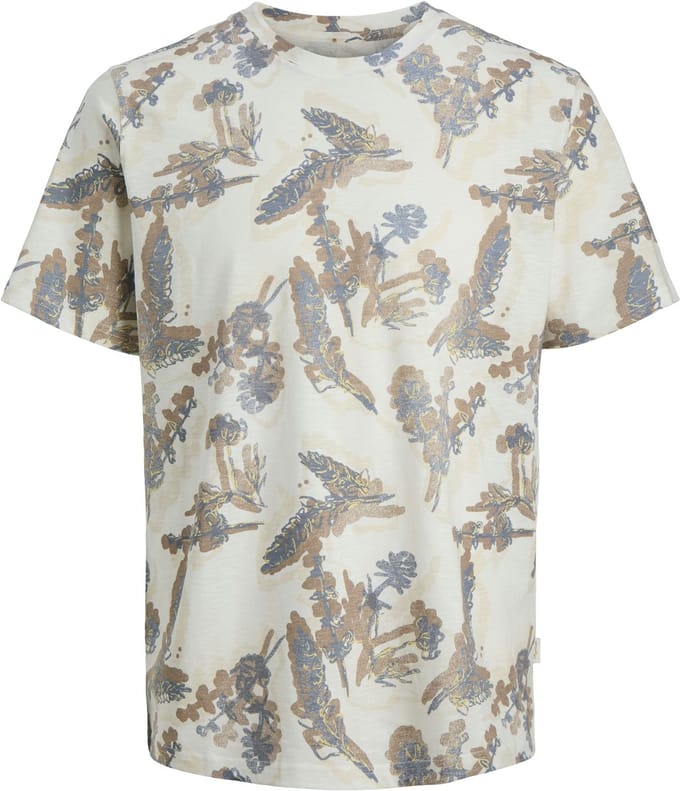 JACK&JONES - JORMONTAUK AOP TEE CREW NECK - Heren - T-shirts
