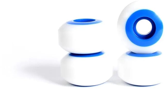 Yocaher Qball Skateboardwielen Wit 52 x 31 mm
