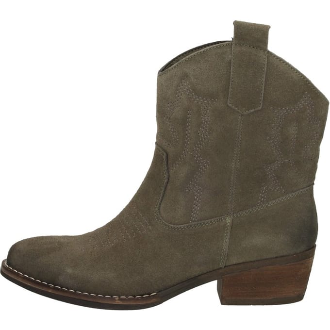 SUB55 Western boots Enkellaarsjes Hak - groen - Maat 37