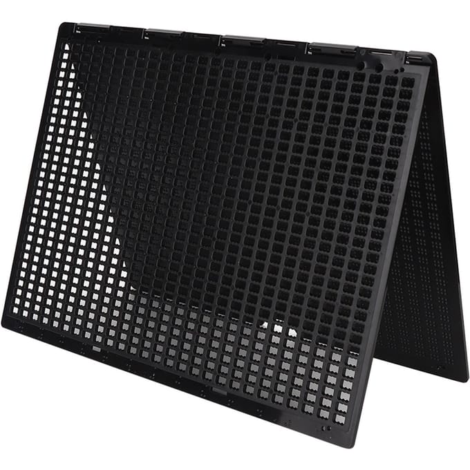 Draagbaar 27 regels 30 cellen Braille Schrijflei en Stylus Braille Leermiddel Accessoire black