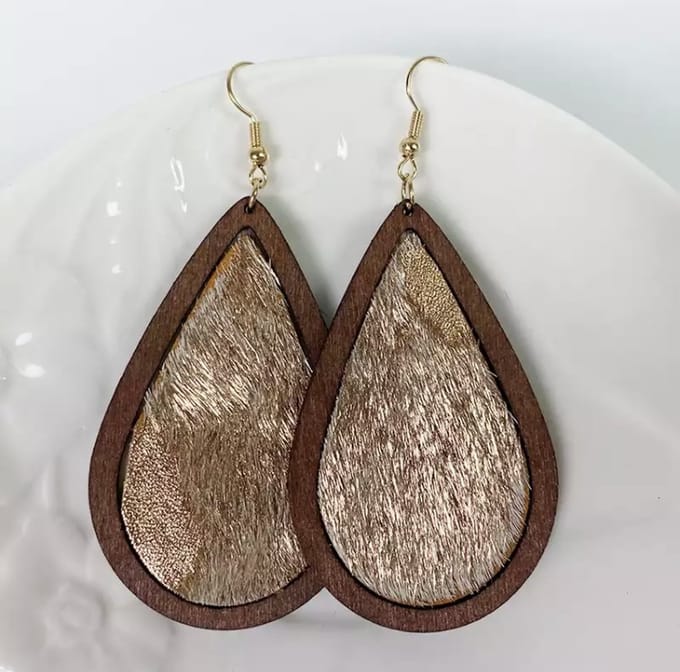 Jomide Oorhangers Haren - Beige/Taupe