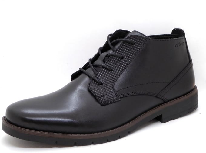 Rieker Heren Veterboot - 13902-00 Zwart - Maat 44