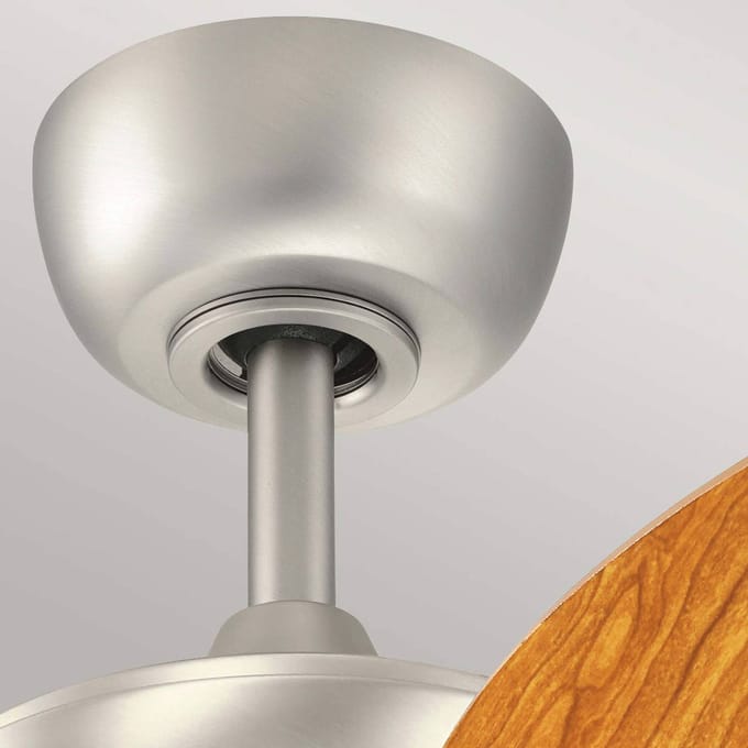 Plafondventilator met verlichting - Canfield - 30in / 76 cm ventilator - geborsteld nikkel