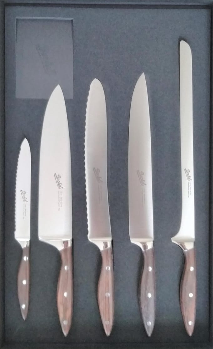 Berkel - messenset 5 stuks - Wengéhout