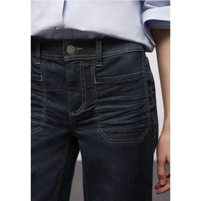 Uitgerolde Wide Legs jeans