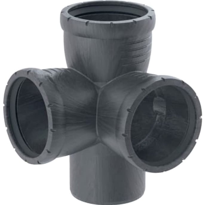 Geberit Silent-Pro Hoekstuk 87,5°, DN 100 / 100 / 100, 393.559.14.1