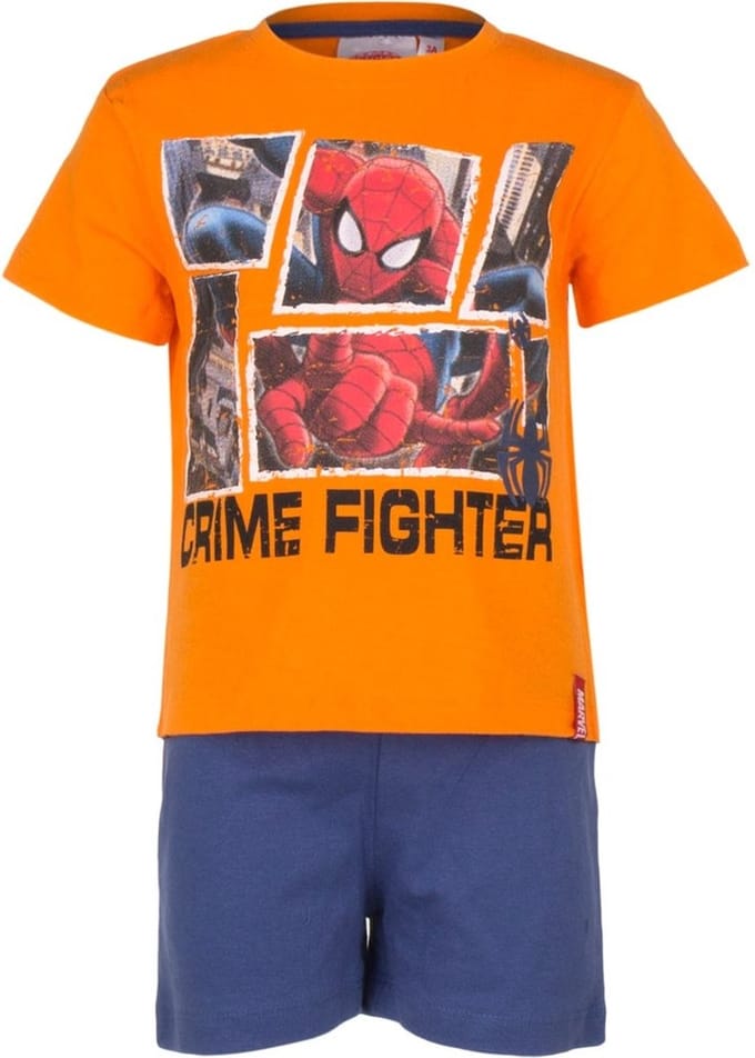 Marvel jongens shortama - Ultimate Spider-Man - 98 - Oranje