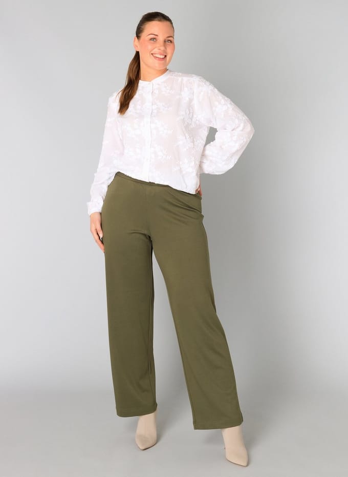 YESTA Nadeche Essential 32 inch Bottoms - Dark Olive - maat X-0(44)