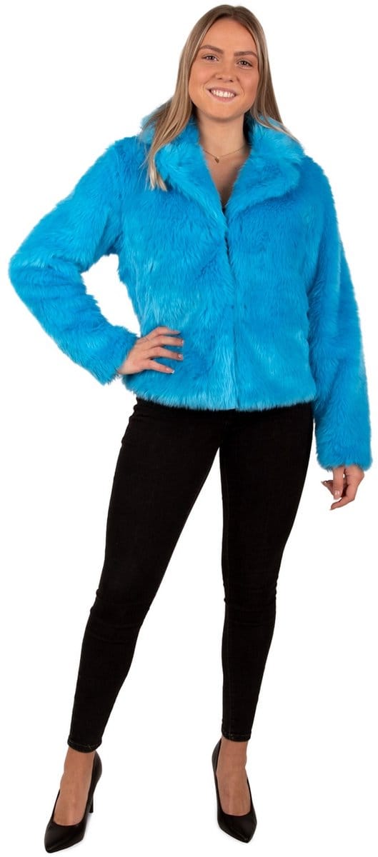 Bontjas Blauw Icey Spicey Vrouw