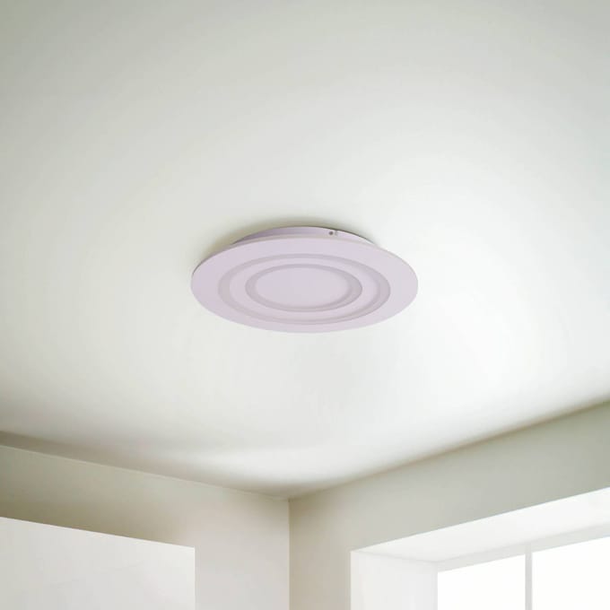 Näve Plafondlamp Mirel, wit, metaal Ø 50 cm RGB CCT Afstandsbediening