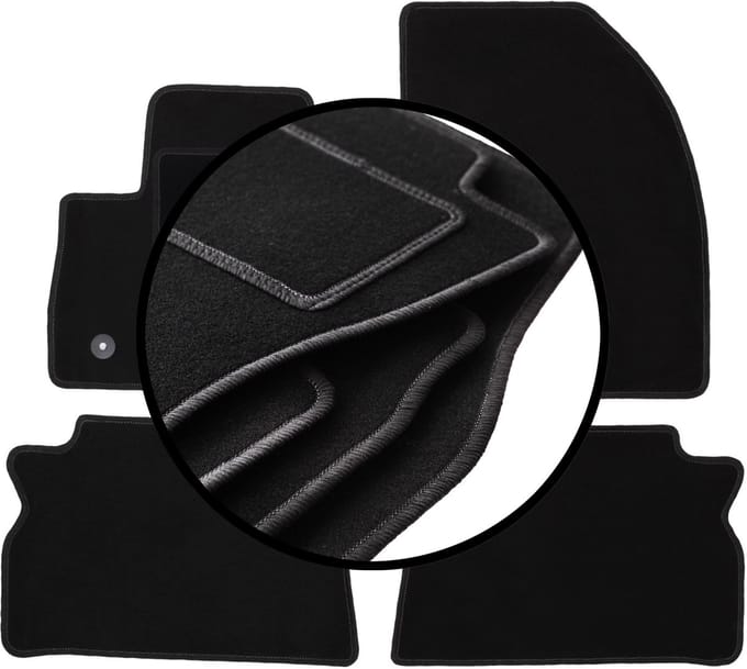Complete set veloursmatten voor: Ford Grand C-MAX minivan (2011-2015)