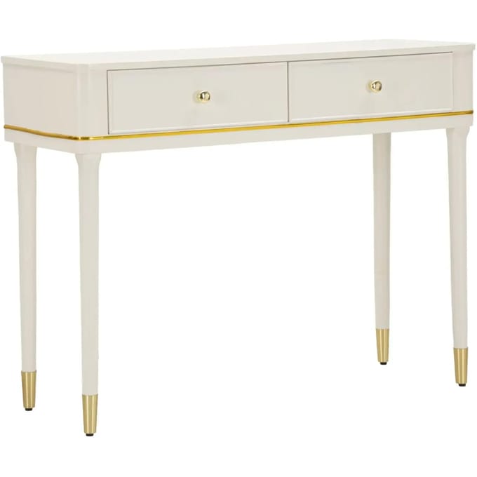 Consoletafel Camille Console White 101×37×78 cm