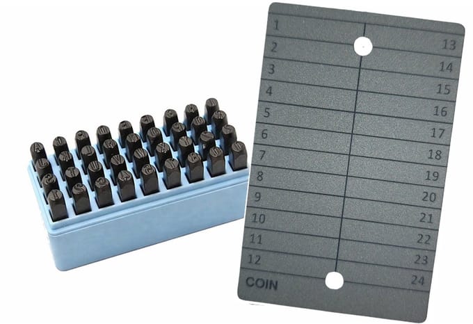 Complete Crypto Backup Kit - Titanium Seed Plate + 36-delige Slagletterset (3mm) - Onverwoestbare Bitcoin & Wallet Phrase Opslag