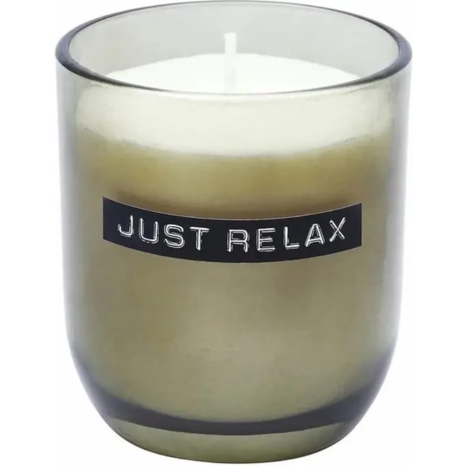 Wellmark Geurkaars Zwart Glas 250ml Dark Amber