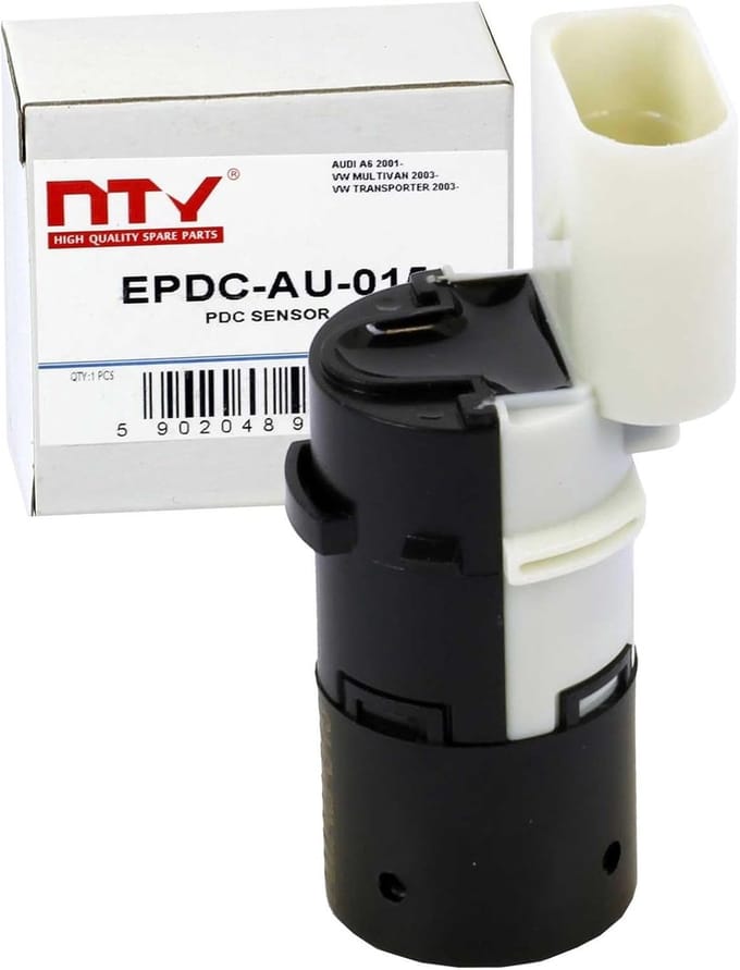 Parkeerhulp Sensor - Ultrasone Sensor - Veilig Parkeren - 3 Polen Aansluiting - 7x6x4 cm - Zwart