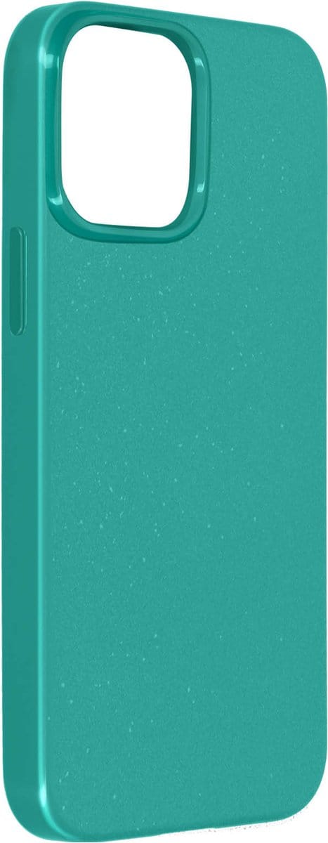 Mercury, Hoesje Geschikt voor iPhone 13 Pro Siliconen Glanzend Effect, Turquoise